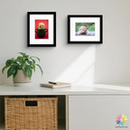 Mat Board Center, Pack of 50, 8x10 for 5x7 White Mats - Acid Free, 4-ply Thickness, White Core - for Pictures, Photos, Framing