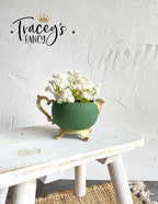 Dixie Belle Paint Company Chalk Finish Furniture Paint - English Ivy (1 Gallon - 128oz) - Matte Muted Green Chic Chalk Mineral DIY Furniture Paint