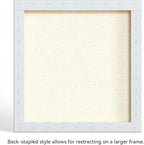 PHOENIX 20x20 Inch 2 Pack Artist Canvas - Large Square Stretched Canvases for Painting - 3/4 Inch Profile, 100% Cotton 11 Oz. Gesso Primed White Blank Professional Canvas Oil & Acrylic Paints