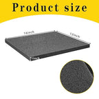DECOHS 8 Pcs Polyurethane Foam Sheet- 16 x 12 x 1 Inch Cuttable Foam Inserts for Cases- Packing Foam Pads for Toolbox Camera Storage and Crafts