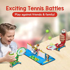 Smartivity Tabletop Tennis - Pickleball Game Kit for Kids 6 to 12, 2-Player STEM Toy with Mechanical Rackets & Scoreboard, Birthday Gift for Boys & Girls Age 6,7,8,9,10,11,12,13,14 Years