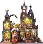 DIY Dollhouse Miniature House Kit,DIY Kit Mini House Model,1:24 Scale Creative Doll House Best Christmas Birthday Gift for Lovers Boys and Girls. (Rail-TRACKSECLUDED City01)