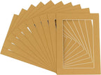 5x7 Mat for 8.5x11 Frame - Precut Mat Board Acid-Free Show Kit with Backing Board, and Clear Bags Rattan Beige 5x7 Photo Matte Made to Fit a 8.5x11 Picture Frame Matboard for Framing, Pack of 25 Mats
