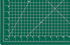 Dahle Vantage 10470 Premium Self-Healing Cutting Mat, 9"x12", 1/2" Grid, 5 Layers for Max Healing, Perfect for Crafts & Sewing, Green