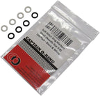 (100 Pack) Soft Stitch Ring Markers, Black & White (Small Size for Needle Sizes 0-8, for Knitting/Crochet/etc)