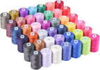 Simthread All Purpose Sewing Thread, 42 Spool Assorted 1000 Yards Polyester Threads for Sewing, Handy Polyester Sewing Threads for Sewing Machine - 42 Colors