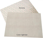 Premium Quality Suede Sheets 8.5"x12" with Super-Strong self-Adhesive Backing. Ideal for Making Peel-and-Stick (self-Stick, Stick-on) Soles for Dance Shoes, [SUEDE-DIY-r01].