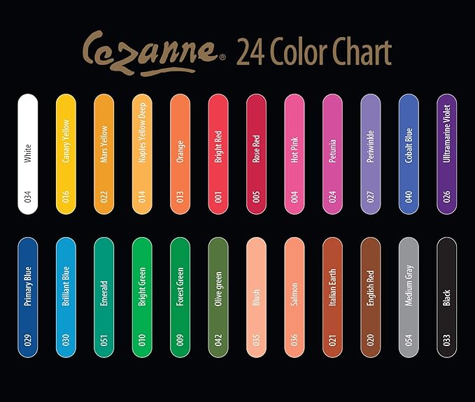 Creative Mark Cezanne Premium Colored Pencils Salmon 6 Pack - Highly-Pigmented Drawing Pencils - Coloring Pencils for Drawing, Blending, Coloring, and More