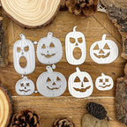 Lapoo Festivals Metal Cutting Die for Scrapbooking - Durable, Cut Stencils for DIY Scrapbook Photo Album Decorative Paper Card, Card Making Supplies (4-Piece Halloween Pumpkin Set 2.9 x 3.6 in)