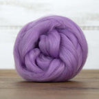 Revolution Fibers Merino Wool Combed Top | 1 lb Premium Wool Roving | 22 Micron, Best Merino Wool for Spinning, Tapestry, Needle Felting, Big Yarn Roving and Wall Hangings (Lavender Purple)