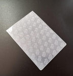NZJ Happy Birhtday Baby Footprint Trolley Plastic Embossing Folders for Card Making Scrapbooking and Other Paper Crafts (2)