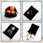 COSBAY 50 Pack Velvet Drawstring Bags,5×7 Inch Small Velvet Jewelry Pouches,Velvet Gift Bags for Wedding