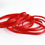 HUIHUANG Solid Color Satin Ribbon 1/8 inch x 100 Yards Roll Ribbon Thin Red Satin Double Face Crafts Ribbon for Crafts Sewing Christmas Gift Wrapping DIY Bows (Red)