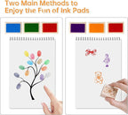 Ink Pad, 15 Colors Finger Washable Stamp Pads for Kids