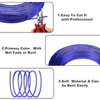 3mm Aluminum Craft Wire, 50 Feet 9 Gauge Bendable Anodized Metal Wire for Sculpting, Jewelry Making, Armature Making, Wire Weaving and Wrapping