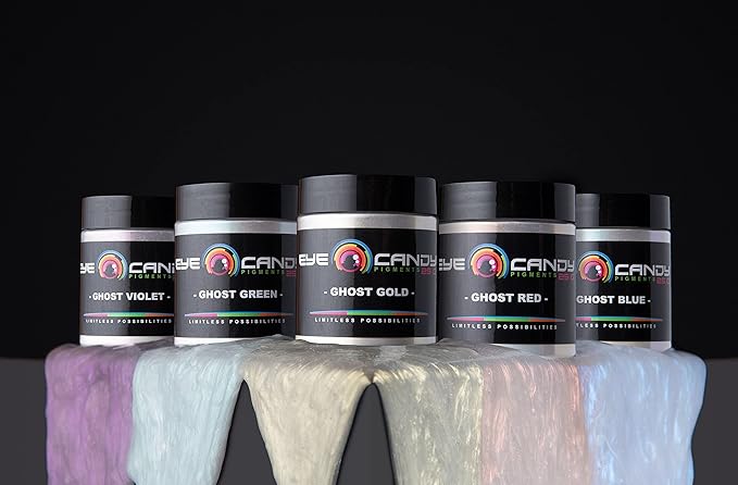 Eye Candy Premium Mica Powder Pigment “Ghost Gold” (25g) Multipurpose DIY Arts and Crafts Additive | Woodworking, Natural Bath Bombs, Resin, Paint, Epoxy, Soap, Nail Polish, Lip Balm (Ghost Gold, 25G)