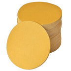 6-Inch No-Hole Hook and Loop Sanding Discs 150-Grit, Random Orbital Sandpaper for Automotive and Woodworking, 100-Pack