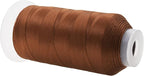 Mandala Crafts Russet Brown Heavy Duty Thread - 1500 Yds Tex 70 for Sewing, Drapery, Jeans, Leather, Hair, Bonded Polyester Outdoor Marine Upholstery