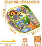 Bean Bag Toss Game for Kids - Cornhole Board Outdoor Toys for Toddlers -Party Activities Carnival Outside Yard Backyard Beach Lawn Games Toy for Kid Boys Girls Age 3 4 5 6 7 8 Year Old Birthday Gifts