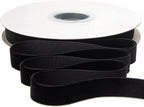 Ribbli Polyester Black Velvet Ribbon,5/8 Inches Continuous10-Yard Spool,Christmas Ribbon for Gift Wrapping,Floral Bouquets, Home Decor