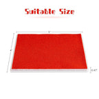 Ink Pad, 5x4'' Washable Non-Toxic Ink Stamp Pad for Baby Footprint Handprint, Red