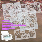 BANLTRE 8 Pack 16" x 24" 7.5mil/0.19mm Thick Clear Blank Stencil Sheet for Cutting,Craft Plastic Sheets (16" x 24" / 7.5mil)