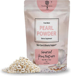 Pearl Powder Supplement for Skin Health - Anti-Aging, Antioxidant & Collagen Production - Healthy Eyes, Hair and Nails, Supports Immunity, Mood and Sleep - With Calcium and Amino Acids 60g 30 servings