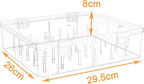 New brothread Pack of 2 Tall and Clear Storage Box/Organizer for 2x30 Home Embroidery&Cotton Thread Spools Compatible with Tall Thread Spools from Isacord/Floriani/Madeira/Glide/RA/Connecting Thread