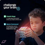 Rechargeable Game Activity Cube - Toys for Boys and Girls - 9 Fun Brain & Memory Games - Birthday Gifts for Age 6, 7, 8, 9, 10, 11, 12 Year Old Kids Teens - Best Boy Toy Gift Ideas
