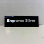 Blank Metal Plates for Laser Engraving - 4 Pack | Aluminum Sheets 0.020" Thick | CO2, Diode, Fiber Laser Compatible | Multiple Sizes & Colors (Black (engraves silver), 1x3 inch)