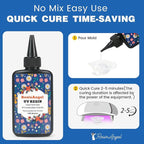 400g UV Resin kit, Crystal Clear Hard, Premixed UV Epoxica Resina Fast Curing Sunlight Activated with Casting Tools for Beginners Jewelry Making, DIY Art Crafts, Coating