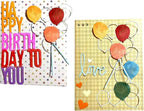 Mvchifay Cutting Dies for Card Making Metal Die-Cuts Scrapbooking Tool Hollow Frame DIY Craft Punch Template Embossing for Paper Album Decor (Happy Birthday Ballon-4.7x5.7in)