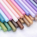 Purple Wax Seal Sticks, 30pcs Sealing Wax Sticks, HOSEALING Glue Gun Wax Seal Sticks for Wax Seal Stamp, Premium Sealing Wax for Wedding Invitations, Letter, Envelope, Craft Adhesive (Mini Size)