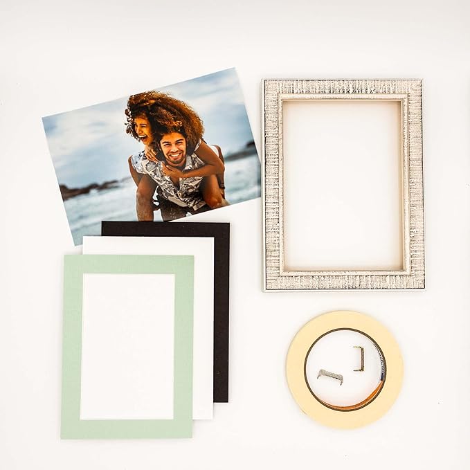 5x7 Mat for 8.5x11 Frame - Precut Mat Board Acid-Free Show Kit with Backing Board, and Clear Bags Honeydew Green 5x7 Photo Matte Made to Fit a 8.5x11 Picture Frame Matboard for Framing, Pack of 1 Mat