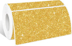 2" x 4" Glitter Gold Thermal Label Stickers,Waterproof Thermal Printer Sticker Labels for Gift Wrapping, Self-Adhesive Name Price Tag DIY Custom Logo Design (250 pcs,Silver)