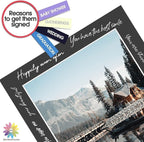 MBC Mat Board Center, Pack of 10, 16x20 for 12x16 Black Photo Picture Mats - Acid Free, 4-ply Thickness, White Core - for Pictures, Photos, Framing