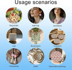 CHGCRAFT Paisley Pattern Polymer Clay Texture Sheet Vines Vintage Flowers Silicone Texture Mat for Polymer Clay Making Earrings Jewelry DIY Crafts 5.5 × 5.5 Inch