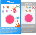 MoloTAR Craft Large Ink Pad Stamps Partner DIY Color,8 Colors Round Rainbow Finger Ink pad for Kids
