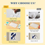 Double Sided Sticky Adhesive Dots – 350pcs Easy to Peel Sticky Putty,Clear Removable Mounting Putty, Double Sided Tape Dots for Walls,Crafts, Posters, Balloons, and Classroom Decor.
