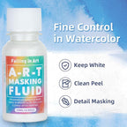 Falling in Art Watercolor Medium, Art Masking Fluid for Watercolor Painting and Art Projects 75ml