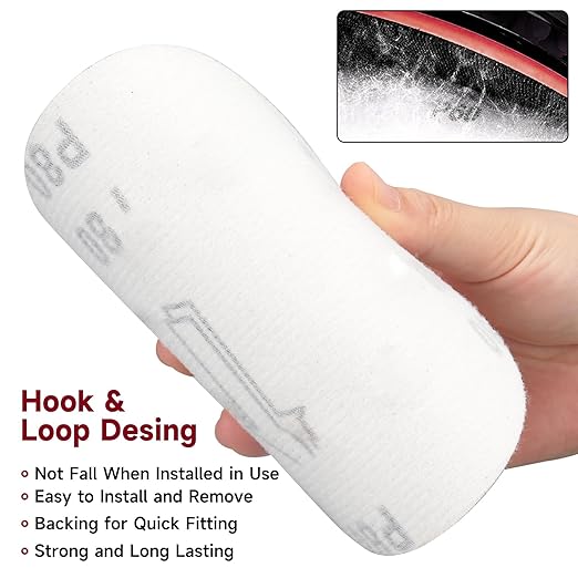 5 Inch 100 PCS Sanding Disc 320 Grit,Hook and Loop Sanding Discs for Random Orbital Sander
