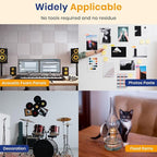 Focusound 300 Pack Double-Sided Sticky Adhesive Dots for Acoustic Foam Panels, Circle Clear Removable Glue Dots for Wall Hanging