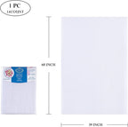 Aida Cloth Big Size 14 Count, White Cross Stitch Fabric, 39 inch by 60 inch