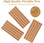 Wax Seal Sticks, Afobby 15 Pieces Glue Gun Sealing Wax Sticks for Wax Seal Stamp, Coffee Gold Wax Sealing Sticks for Wedding Invitations, Cards, Envelopes