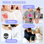 PU Heat Transfer Vinyl Bundle, 14 Pastel & Neon Color Sheets 12"x10" – Soft & Stretchable Iron-On Vinyl, Easy to Cut & Weed, Compatible with Cricut & Silhouette – Perfect for DIY Summer & Kids Crafts