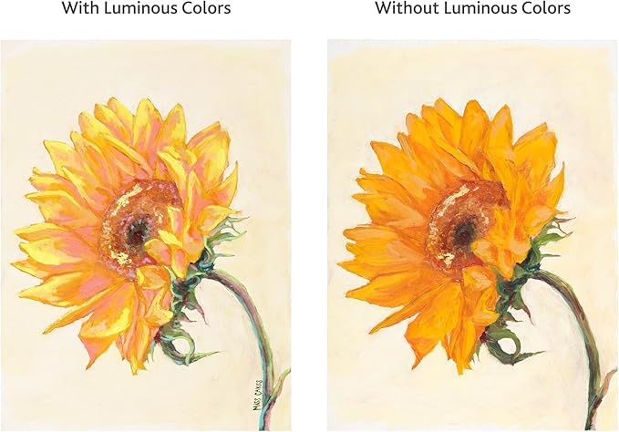 Tusc & Pine Artist Oil Paint - Luminous Yellow, 150 ml, Non-Yellowing, Rich & Creamy Consistency, Maximum Pigment Load, Small Batch Milled Oil Paints Made in the USA for Professional Artists