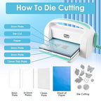 9 inch Die Cutting Machine, A4 Embossing Machine for Card Making