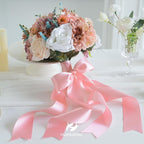 HUIHUANG Pink Satin Ribbon 2 inch Wide Double Faced Satin Ribbon Pink Ribbon for Gift Wrapping, Bows Making, Flower Bouquet, DIY Crafts, Wedding Bridal Shower, Holiday Party Decor-25 Yards/Roll