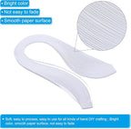 PATIKIL 600pcs Quilling Strips Paper 1/8"(3mm) 39cm Origami Paper Quilling Strip for Art DIY Hand Craft Christmas, White