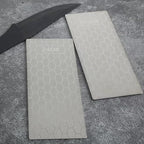 14 Pcs Diamond Sharpening Stone, with Angle Guide and Leather Strop, Knife Sharpener Stone Whetstone Honeycomb Surface Plate with Non-slip Base for Pocket Knives Scissors